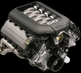 ford s 5 0l engine now in crate form, The 5 0 liter 32 valve V 8 was designed to deliver in excess of 400 hp
