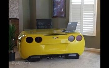 Chevy Corvette-Inspired Desk Trumps Model Cars As Home Decor