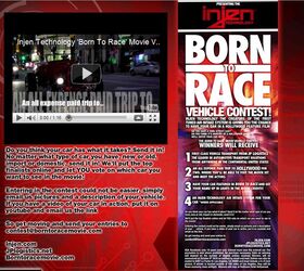 get your car in a hollywood film with injen s born to race vehicle contest