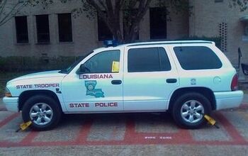 Louisiana State Trooper's Ride Gets Booted For Parking Illegally