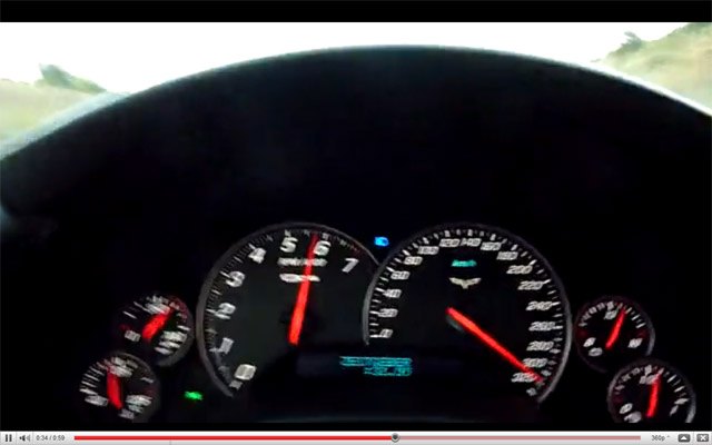 Corvette Z06 Hits 216 MPH On The Autobahn [video]