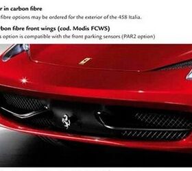 Ferrari 458 Italia Gets New Carbon Fiber Accessories