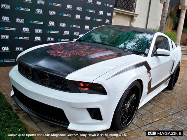 Galpin and DUB Build Ford Mustang For Tony Hawk Stand Up for Skateparks Auction