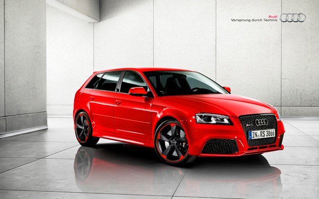 Audi RS3 Sportback Gets Optional Black Optics Package