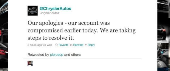 Chrysler Drops F-Bomb Via Twitter, Employee Fired
