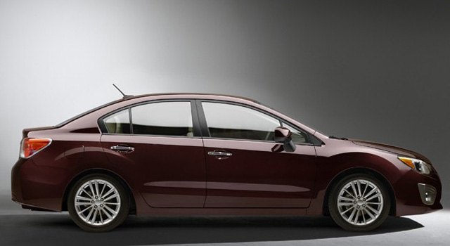 2012 subaru impreza revealed with 36 mpg ahead of new york auto show debut