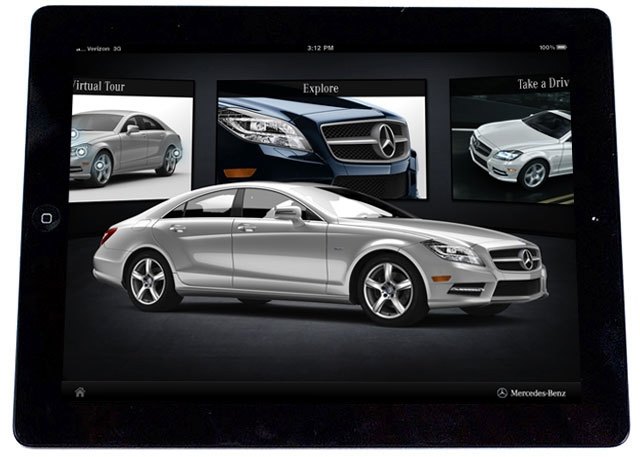 Taking its digital reach to the next level, MBUSA has introduced the Mercedes-Benz MY '12 CLS-Class iPad App. This application is the first of a series of MY '12 product apps and is available now through the Apple App Store for free.