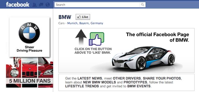 BMW Tops 6 Million 'Likes' On Facebook, Retains Significant Lead Over Competitors