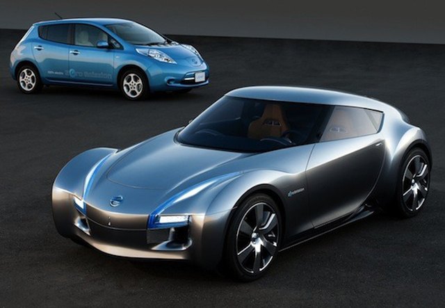 nissan to build rear wheel drive electric powered sports car