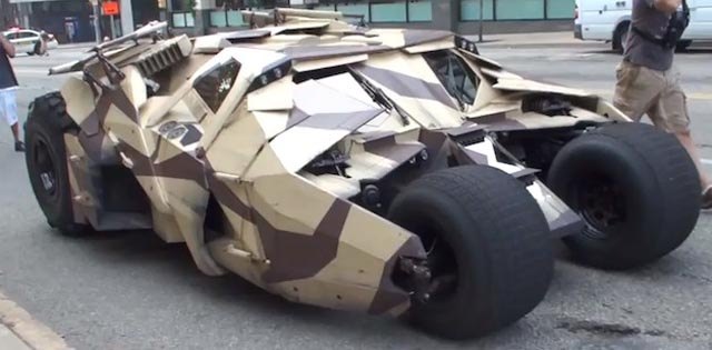 Batmobile Spotted In Pittsburgh While Filming "The Dark Knight Rises" [Video]