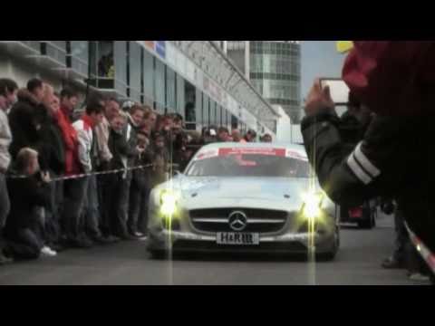 Mercedes SLS AMG GT3 Crashes in First Race [video]