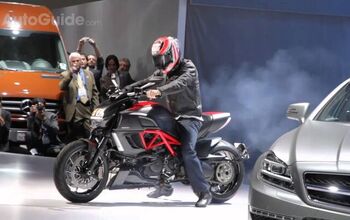 LA 2010: Ducati Diavel Initiates AMG Partnership With a Smokey Burnout [Video]