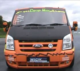 The "Drift Bus" is a BMW M5-Powered Ford Transit Van [Video]