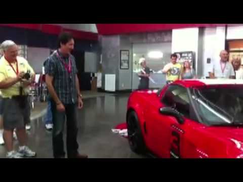 Ron Fellows Inducted Into Corvette Hall of Fame, Given Custom Vette to Celebrate [video]