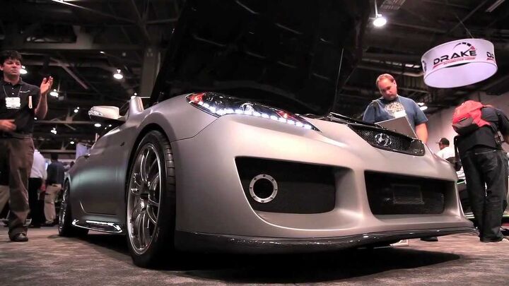 Hyundai Genesis Coupe 5.0L V8 Unveiled by Rhys Millen Racing: 2011 SEMA Show [Video]