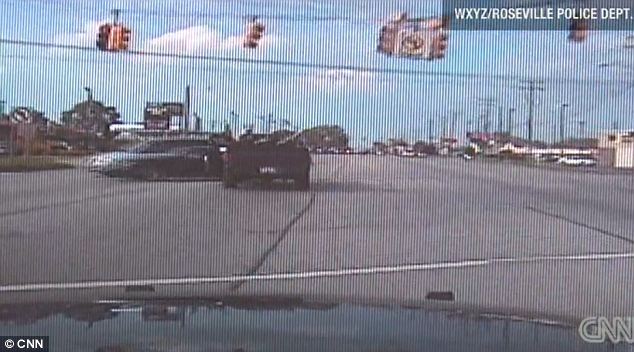 yabba dabba don t 24 year old tries to stop pickup truck fred flintstone style