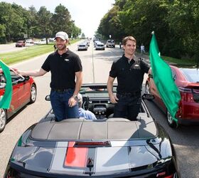 NASCAR Stars Lead Chevy Volt Owners Convoy at Woodward Dream Cruise [Video]