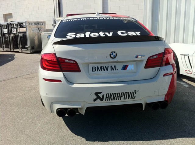 2012 BMW M5 Safety Car With Akrapovic Exhaust [Video]