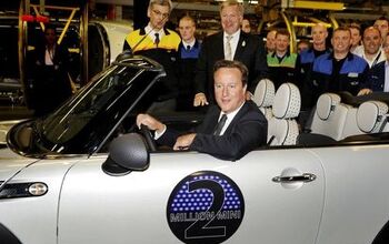 Two Millionth MINI Built At Oxford Plant, PM David Cameron Attends