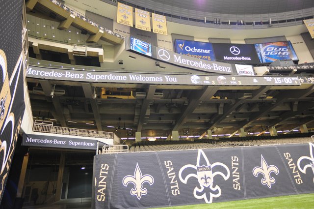 Mercedes-Benz Superdome Is The New Home Of New Orelans Saints