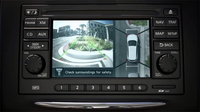 2012 nissan rogue shows off innovative around view monitor video