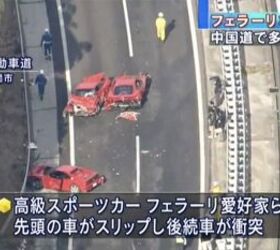 Eight Ferraris, Other Exotics Destroyed in Japan Car Crash [Video]