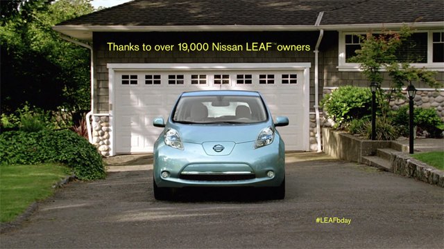 Nissan Leaf Celebrates Its First Birthday, Encourages Sockets To Sing [Video]