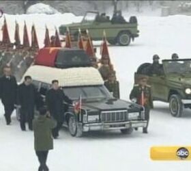 Kim Jong-il Rides a 1976 Lincoln Hearse to His Grave [Video]