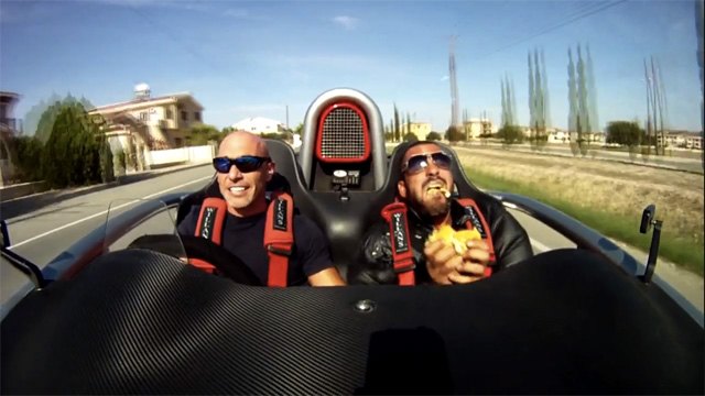 why eating mcdonalds in an ariel atom is a bad idea video
