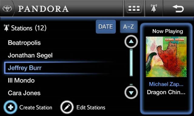 pandora radio now offered by 23 automakers