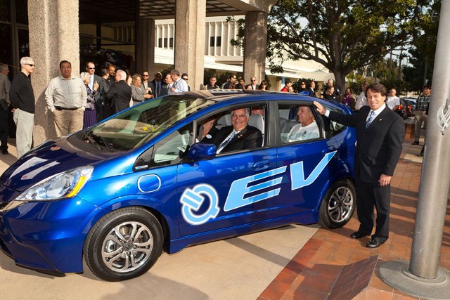 first honda fit ev delivered to city of torrance california