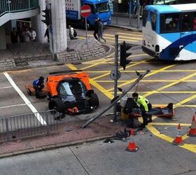 Pagani Zonda Crashed in Hong Kong