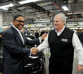 Rick Hendrick Drives First Chevy Camaro ZL1 Off the Production Line