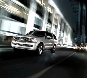 2012 Lincoln Navigator: The Lincoln Navigator exudes strength and confidence with an unmistakable exterior design and styling package. Navigator also offers excellent control, safety and security technologies and brings an impressive lineup of safety features to the full-size luxury SUV segment. (6/21/2011)
