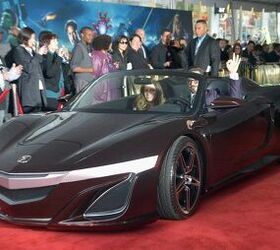 Acura NSX Roadster Drives the Red Carpet at Avengers Premiere