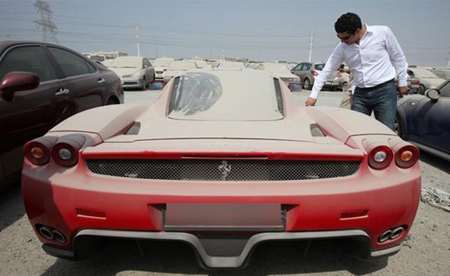Abandoned Ferrari Enzo in Dubai Held as Evidence: Not for Sale