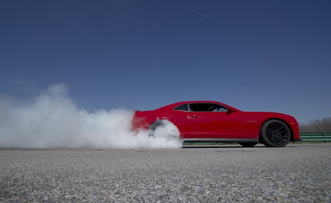 The 2012 Chevrolet Camaro ZL1 is officially in the "11-second" club, as engineers recently turned an 11.93-second/116-mph quarter-mile elapsed time run in a showroom-stock Camaro ZL1 automatic. (05/04/12)