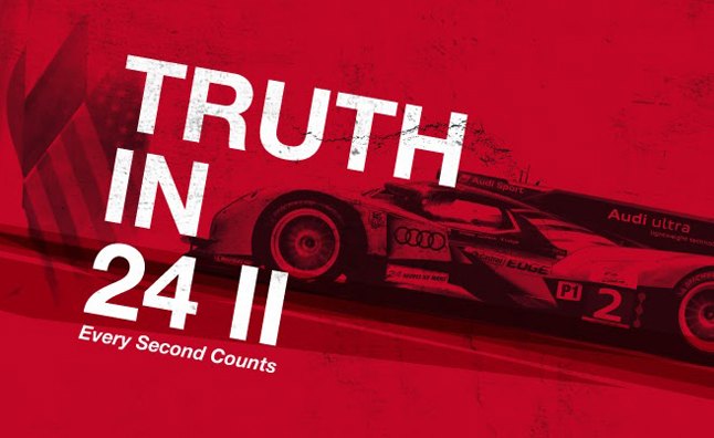 Watch Audi's 'Truth in 24 II' Now on YouTube