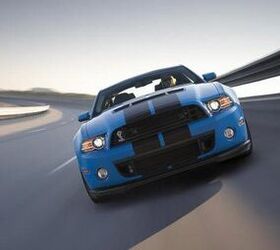 2013 Ford Shelby GT500: The 2013 Ford Shelby GT500 delivers a 5.8-liter V8 aluminum-block engine that produces 650 horsepower and 600 lb.-ft. of torque, making it the most powerful production V8 in the world. Nearly every part of the powertrain has been optimized for producing the additional horsepower, including a new supercharger, new cross-drilled block…