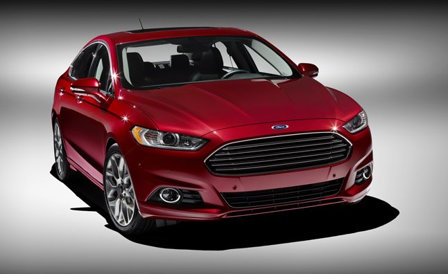 2013 Ford Fusion: The Fusion front end introduces the distinctive new face of Ford cars. (01/09/12)