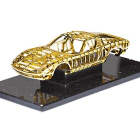 Lamborghini Miura Sculpture Finished in Gold