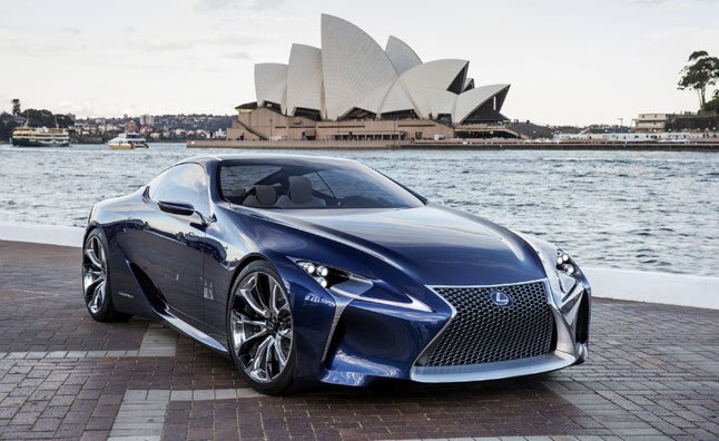 lexus lf lc blue concept is a 500 hp hybrid