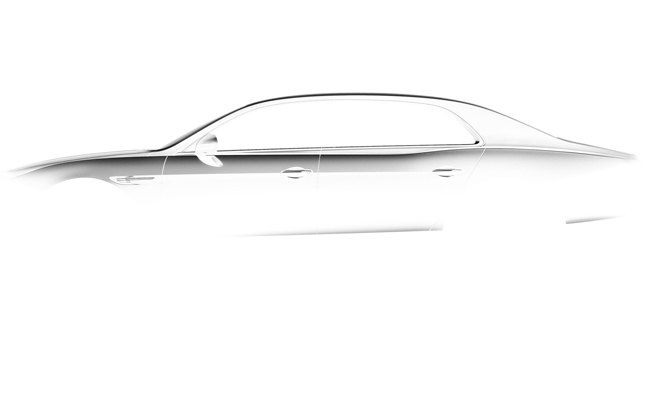 2014 Bentley Flying Spur Teased Ahead of Geneva Motor Show Debut
