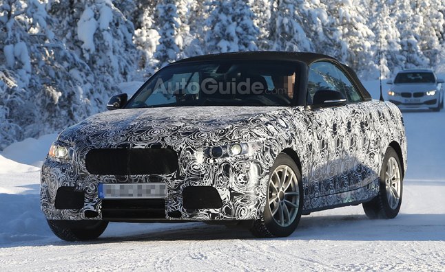 2014 BMW 2 Series Convertible Spied in the Snow