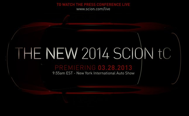 2014 Scion TC Set for NY Auto Show Debut