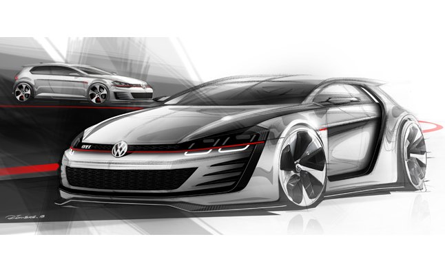 Volkswagen Design Vision GTI Teased With 503-HP