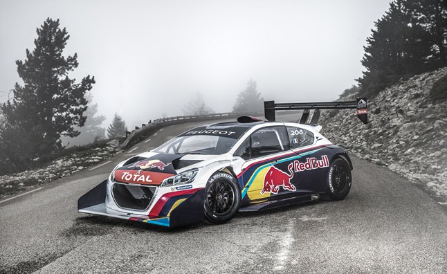 Peugeot Pikes Peak Racer Tested in Southern France