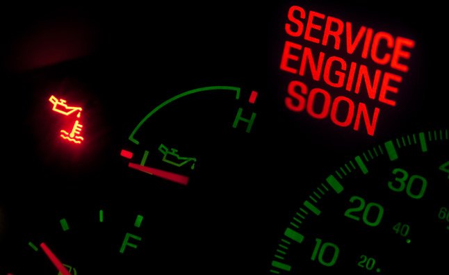 Service engine soon light on dashboard