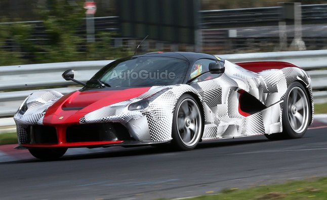 LaFerrari Spotted Laying Laps at the Nurburgring