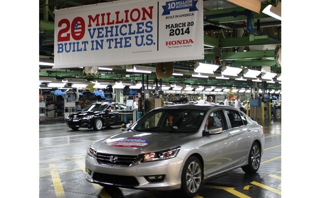 Honda Celebrates 20 Millionth US-Built Car